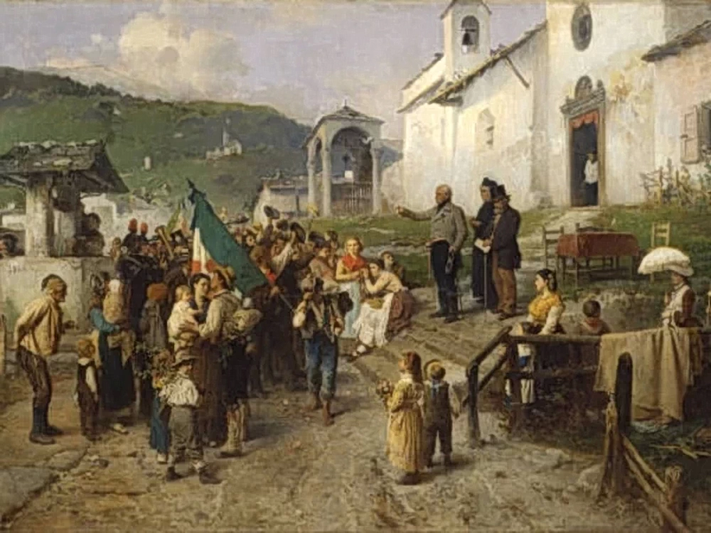La partenza dei coscritti nel 1866 - 1878
